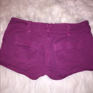 Fuchsia colored shorts